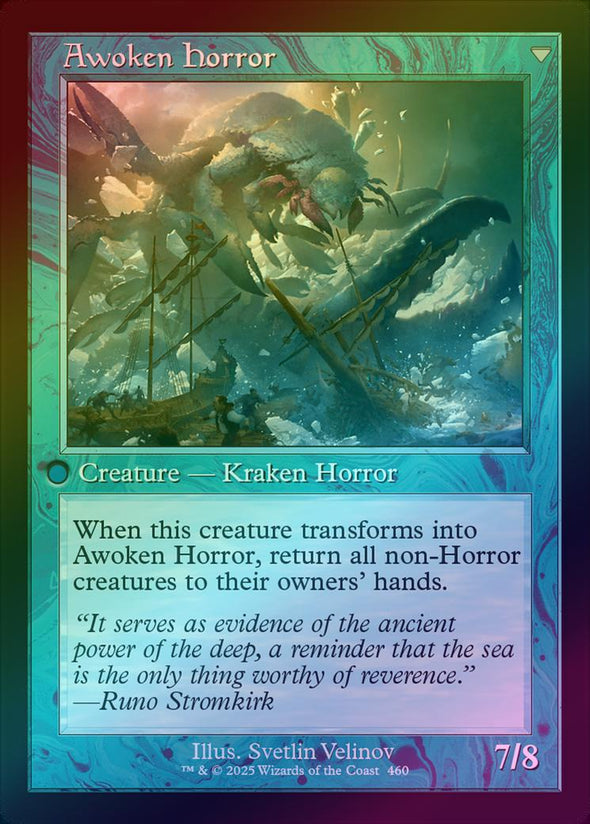 Thing in the Ice // Awoken Horror - Retro Frame (Foil) (INR)