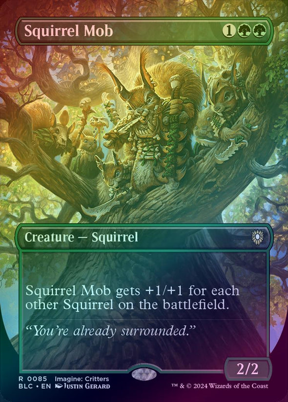 Squirrel Mob - Borderless (Foil) (BLC)