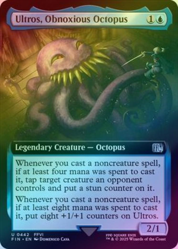 Ultros, Obnoxious Octopus - Extended Art (Foil) (FIN)