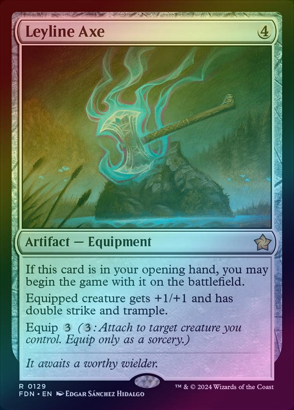 Leyline Axe (Foil) (FDN)