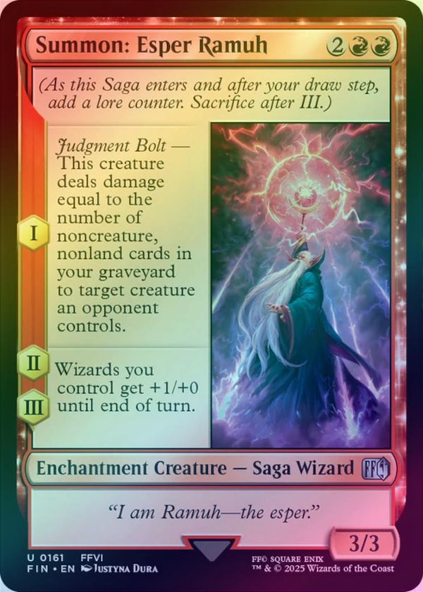 Summon: Esper Ramuh (Foil) (FIN)