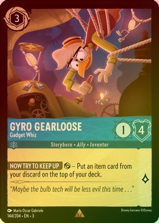 Gyro Gearloose (Gadget Whiz) - 144//204 - Rare (Foil)