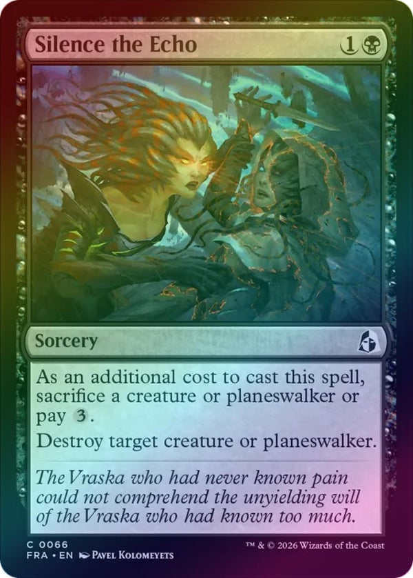 Silence the Echo (Foil) (FRA)