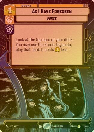 As I Have Foreseen (Hyperspace) - 928 - Rare (Foil)
