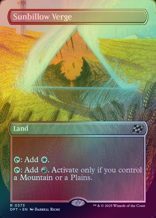 Sunbillow Verge - Borderless (Foil) (DFT)