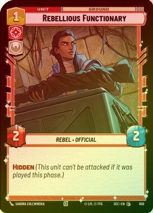 Rebellious Functionary (Foil) - 656 - Common (Foil)