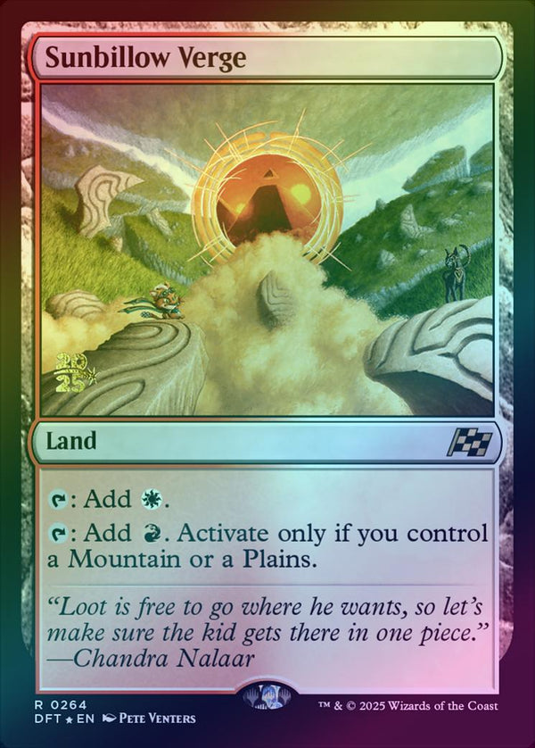Sunbillow Verge - Prerelease Promo (Foil) (PDFT)