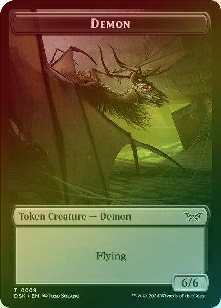 Demon // Manifest Token (Foil) (TDSK)