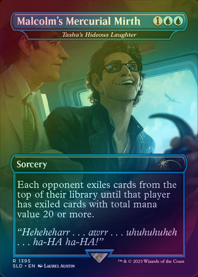 401 Games Canada - Malcolm's Mercurial Mirth // Tasha's Hideous Laughter - Secret Lair x Jurassic World: Dr. Ian Malcolm (Foil) (SLD) 401 Games Canada - Malcolm's Mercurial Mirth // Tasha's Hideous Laughter - Secret Lair x Jurassic World: Dr. Ian Malcolm (Foil) (SLD)