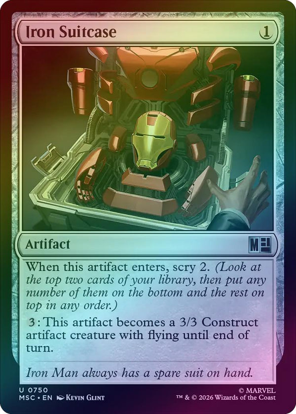 Iron Suitcase (Foil) (MSC)