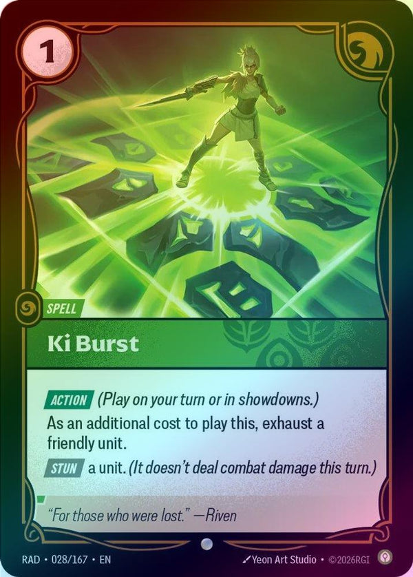 Ki Burst - 028/167 - Common (Foil)