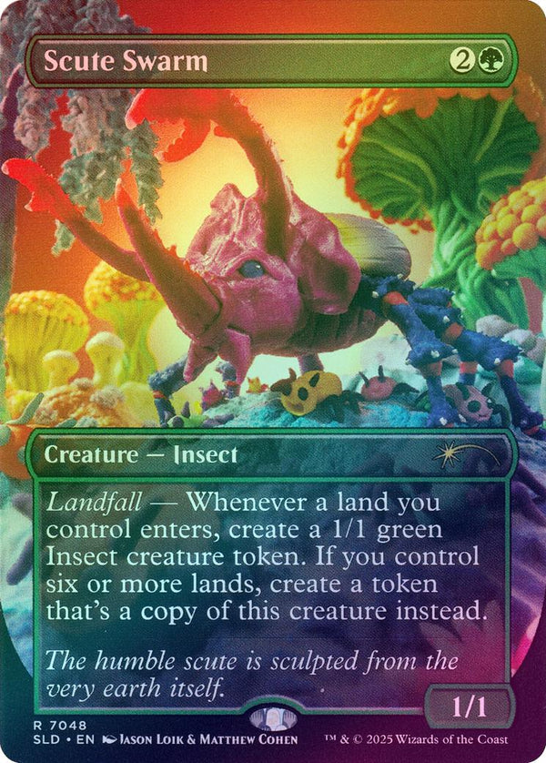 Scute Swarm - PLAY-DOH: Bonus Card (Rainbow Foil) (SLD)