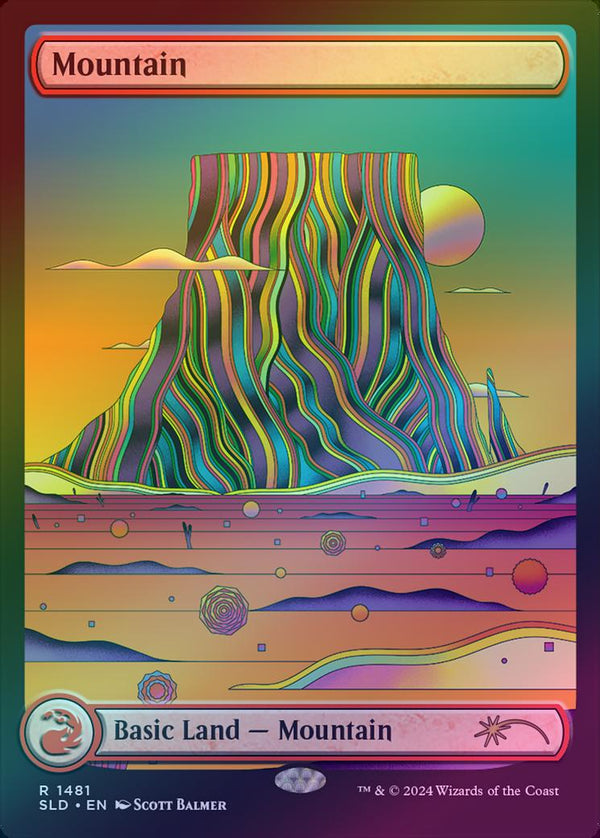 Mountain (1481) - Chaos Vault (Rainbow Foil) (SLD)