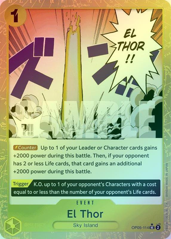 El Thor (Textured Foil) - OP05-114 - Uncommon