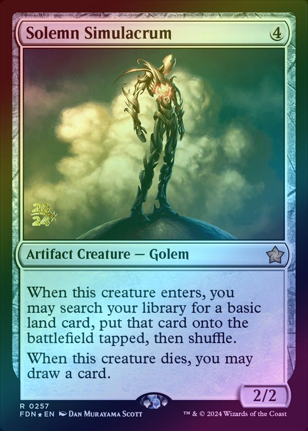 Solemn Simulacrum - Prerelease Promo (Foil) (PFDN)