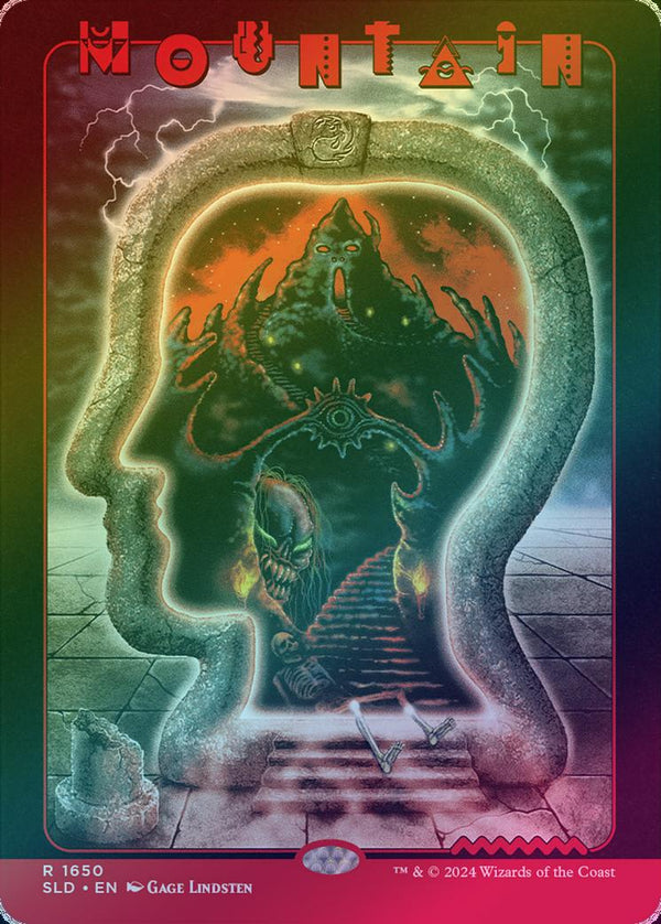 Mountain - Brain Dead: Lands (Rainbow Foil) (SLD)
