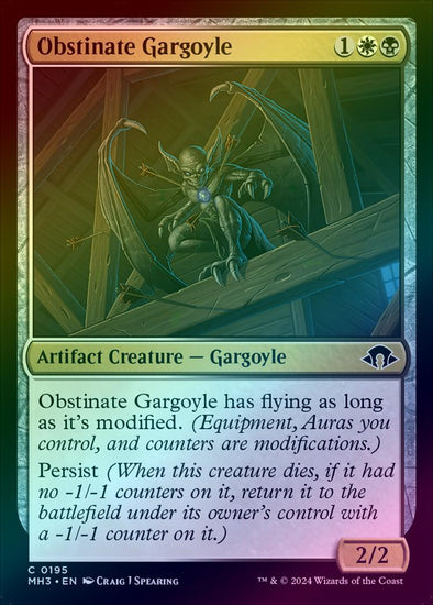 Obstinate Gargoyle (Foil) (MH3)