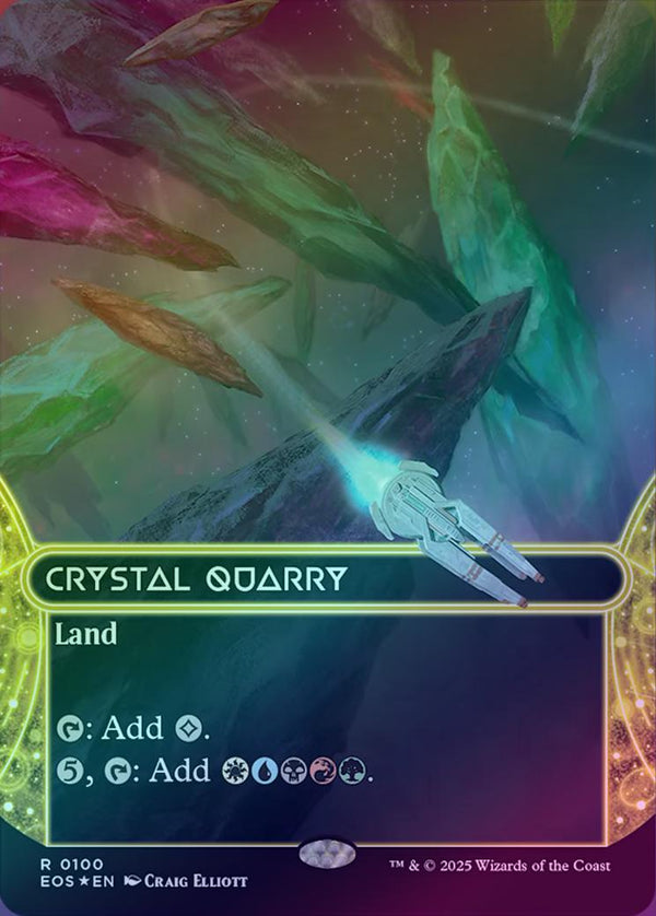 Crystal Quarry - Borderless (Galaxy Foil) (EOS)