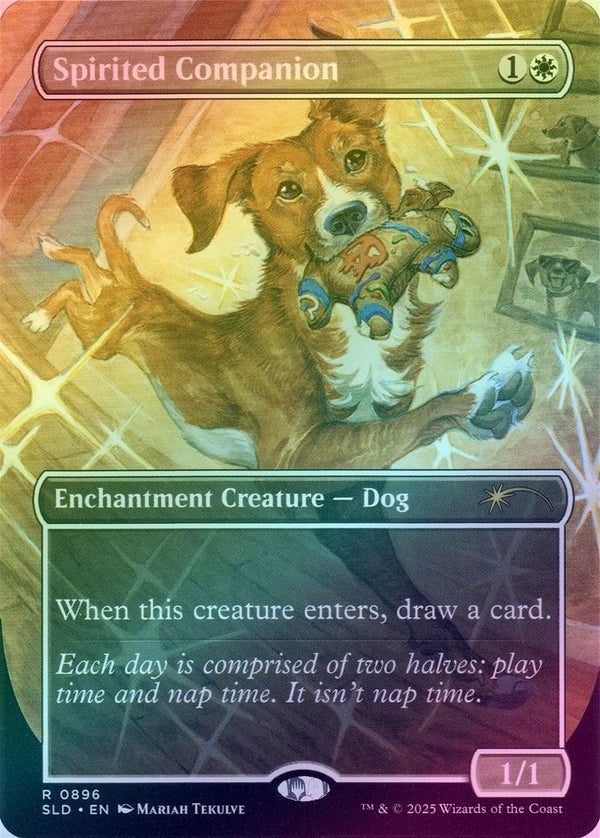 Spirited Companion - Borderless (Rainbow Foil) (SLD)