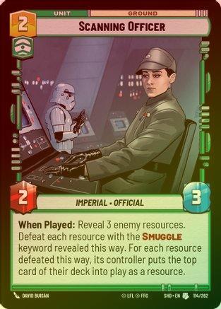 Scanning Officer - 114/262 - Uncommon (Foil)