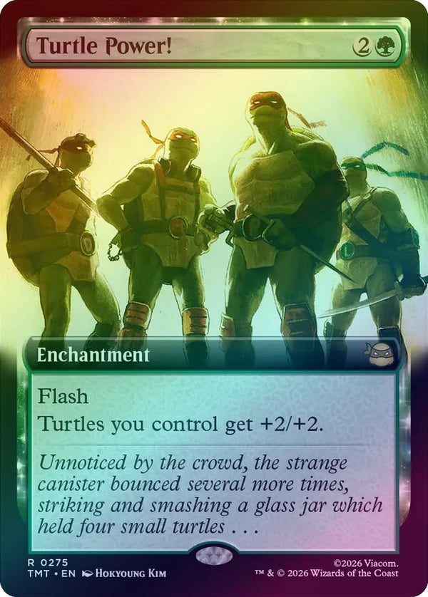 Turtle Power! - Extended Art (Foil) (TMT)