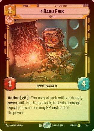 Babu Frik - Heyyy! - 708 - Rare (Foil)