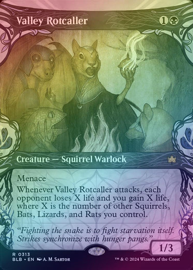 Valley Rotcaller - Woodland Showcase (Foil) (BLB)