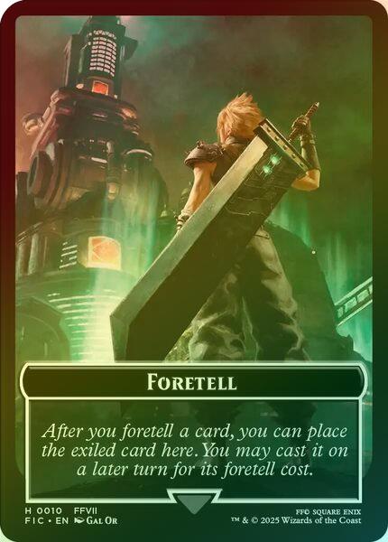Foretell // Treasure Token (Surge Foil) (TFIC)