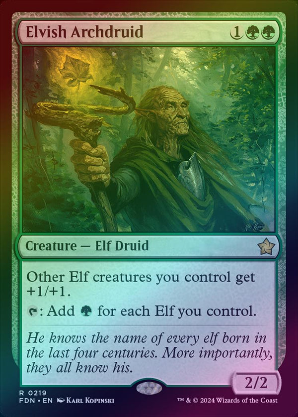 Elvish Archdruid (Foil) (FDN)