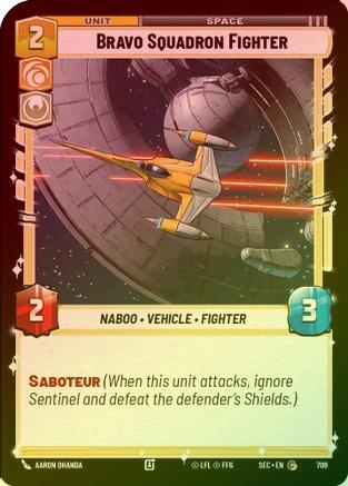 Bravo Squadron Fighter (Foil) - 709 - Common (Foil)