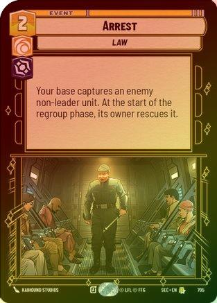 Arrest (Foil) - 705 - Rare (Foil)