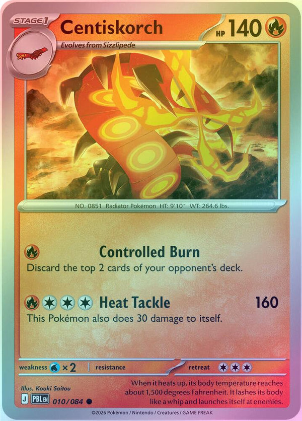 Centiskorch - 010/084 - Common - Reverse Holo