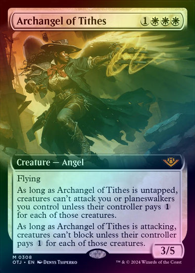 Archangel of Tithes - Extended Art (Foil) (OTJ)