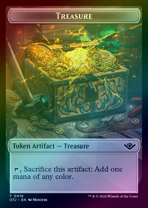 Varmint // Treasure Token (Foil) (TOTJ)