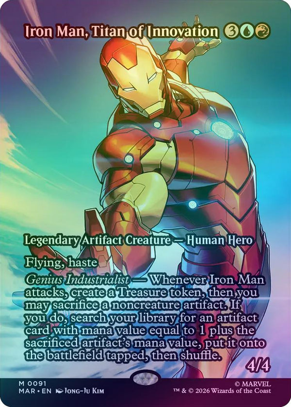 Iron Man, Titan of Innovation - Source Material Showcase (Foil) (MAR) (Pre-Order)