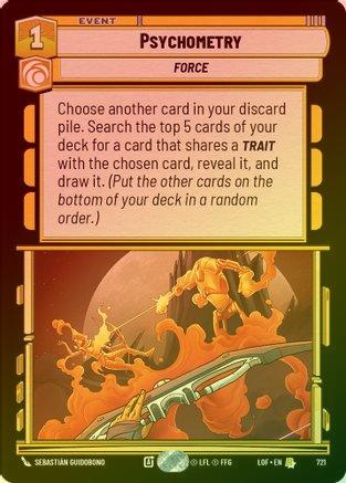 Psychometry - 721 - Rare (Foil)