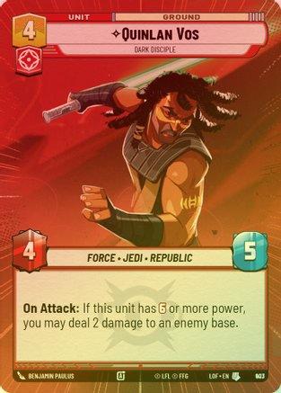 Quinlan Vos - Dark Disciple (Hyperspace) - 903 - Uncommon (Foil)