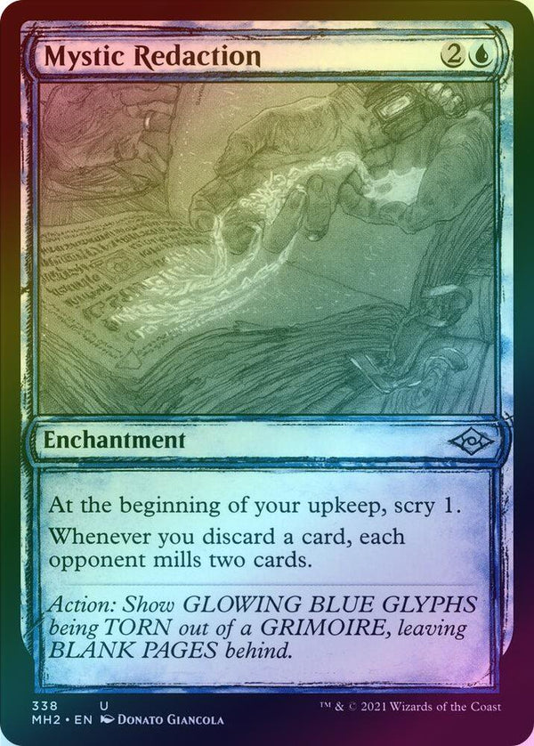 Mystic Redaction - Sketch Showcase (Foil) (MH2)