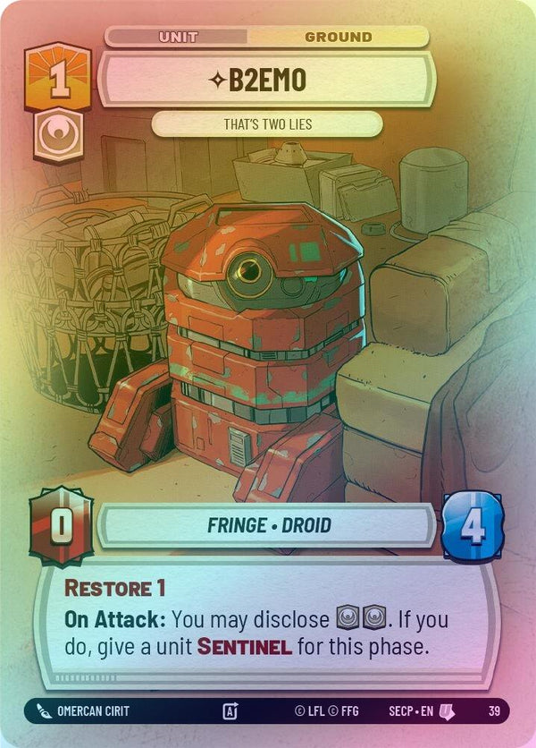 B2EMO - That's Two Lies - 39 - Uncommon (Foil)