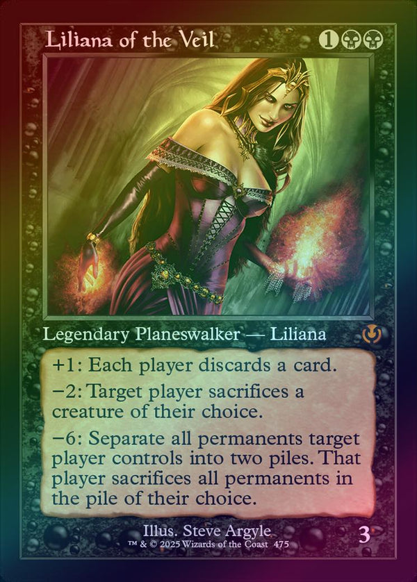 Liliana of the Veil - Retro Frame (Foil) (INR)