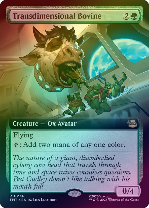 Transdimensional Bovine - Extended Art (Foil) (TMT)