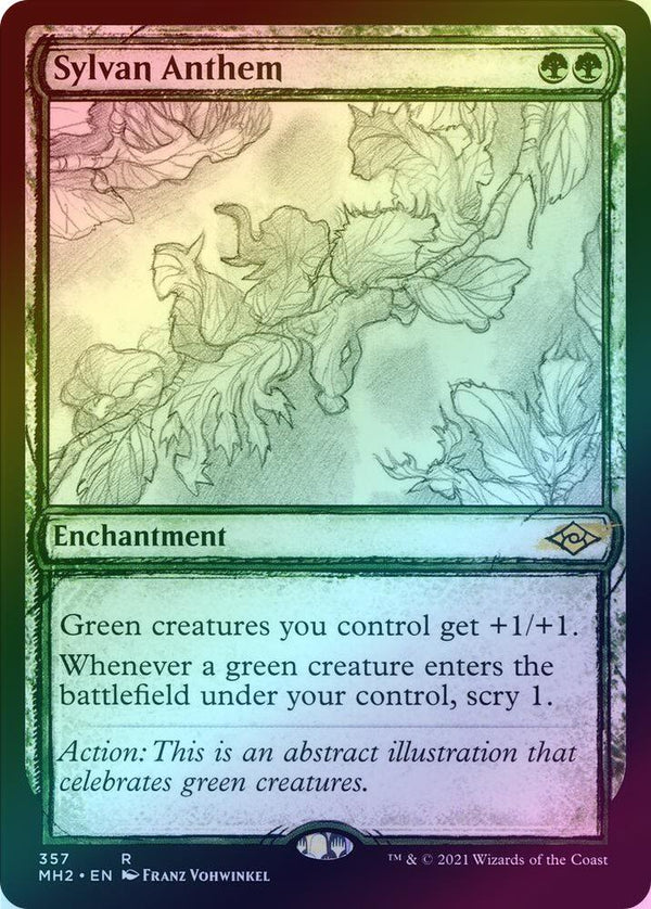 Sylvan Anthem - Sketch Showcase (Foil) (MH2)