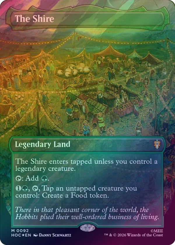 The Shire - Borderless (Surge Foil) (HOC)