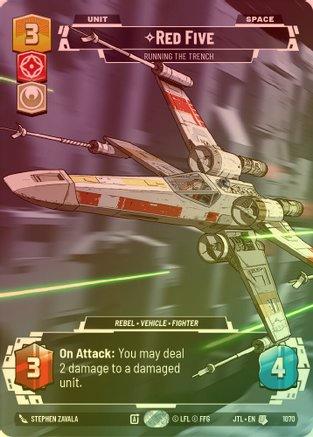 Red Five - Running the Trench (Prestige) - 1070 - Uncommon (Foil)