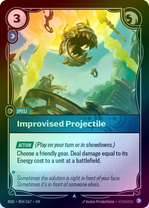 Improvised Projectile - 056/167 - Uncommon (Foil)