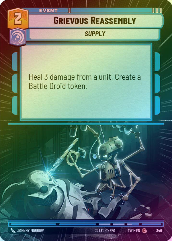 Grievous Reassembly (Hyperspace) - 346 - Common (Foil)