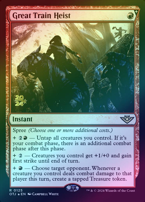 Great Train Heist - Prerelease Promo (Foil) (POTJ)