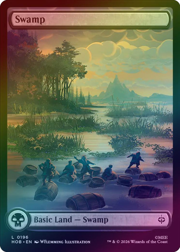 Swamp - Full Art (196) (Foil) (HOB) (Pre-Order)