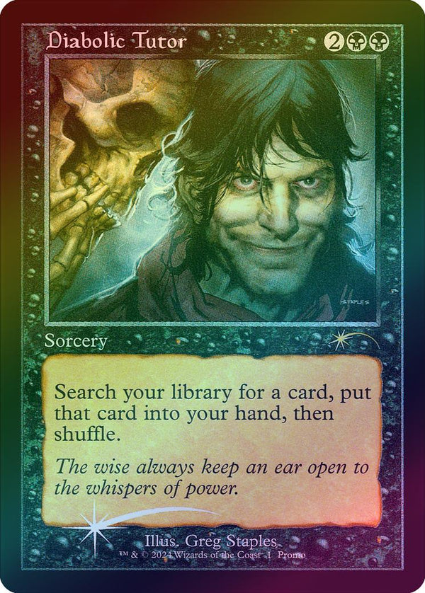 Diabolic Tutor - Open House Promo (Foil) (PW24)
