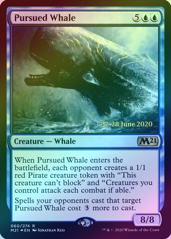 Pursued Whale - Prerelease Promo (Foil) (PM21)